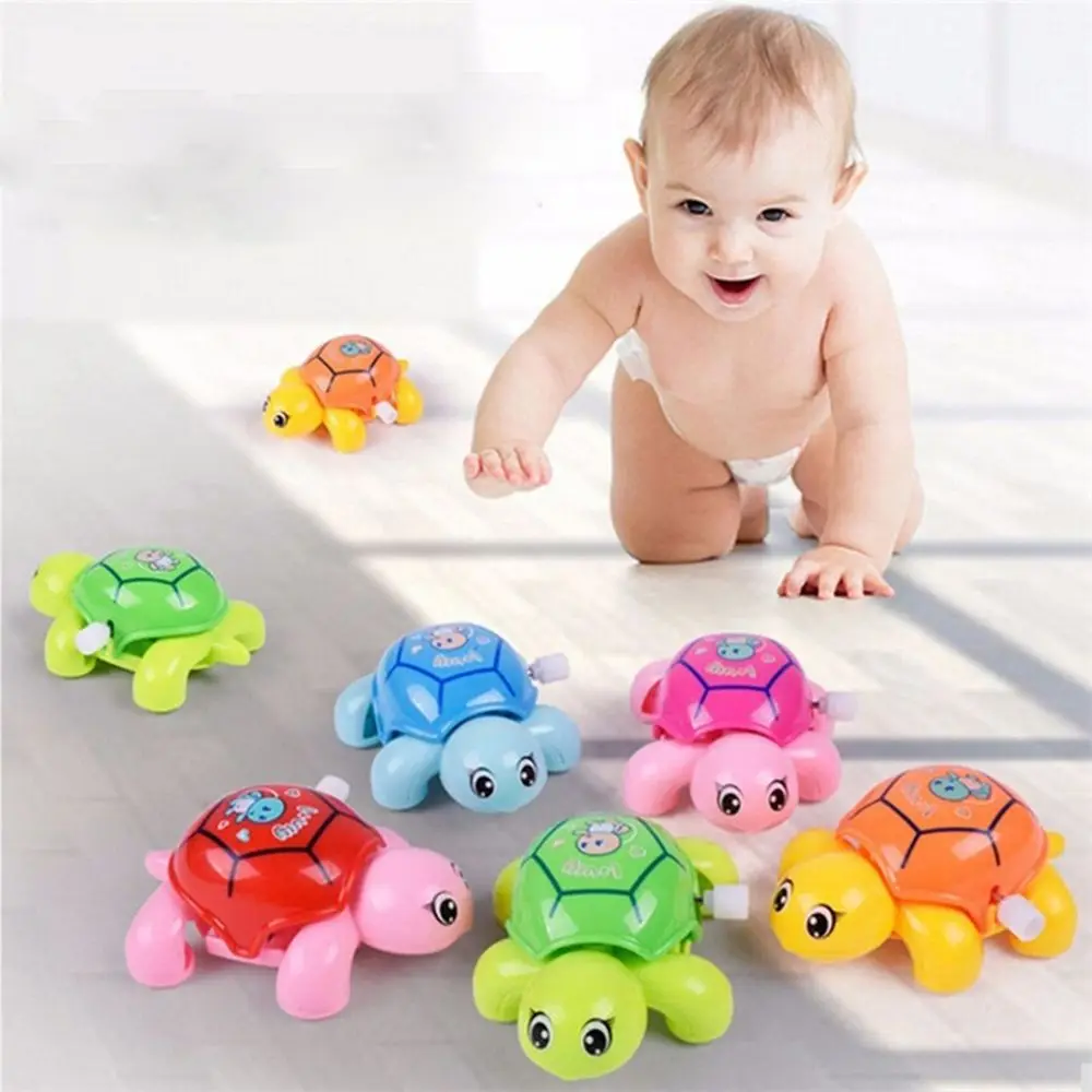 1 x заводная игрушка Мультяшные милые морские животные Черепаха заводные Классические игрушки для детей, младенцев, новорожденных