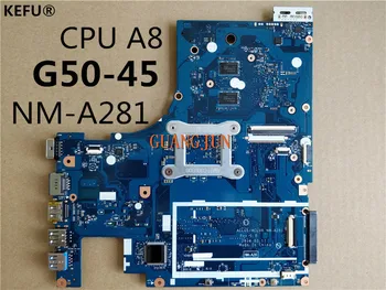 

KEFU For Lenovo G50-45 NM-A281 Laptop Motherboard ACLU5/ACLU6 with cpu A8 Testing Fast Ship