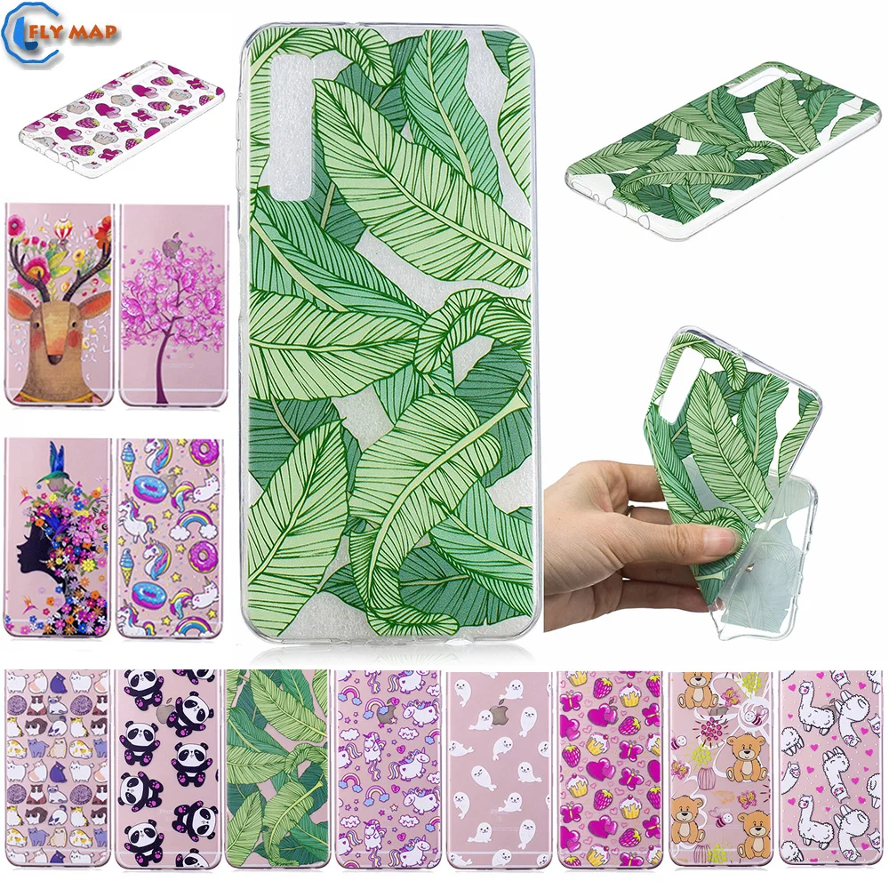 Fitted Case for Samsung Galaxy A7 2018 A750 A750F A750F/DS A750FN Soft Silicone Phone Cover SM-A750FN SM-A750F SM-A750F/DS Capa