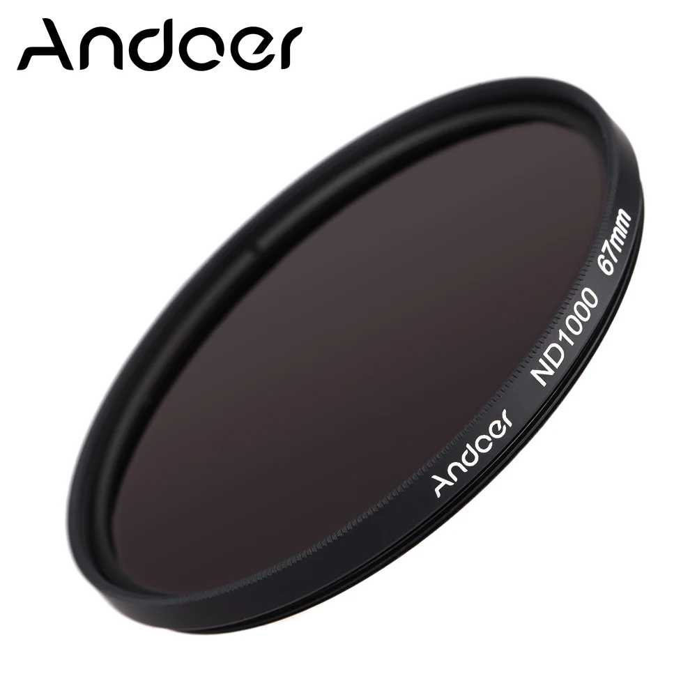 Buy Andoer 67mm ND1000 Filter 10 Stop Optical glass Fader Neutral Density