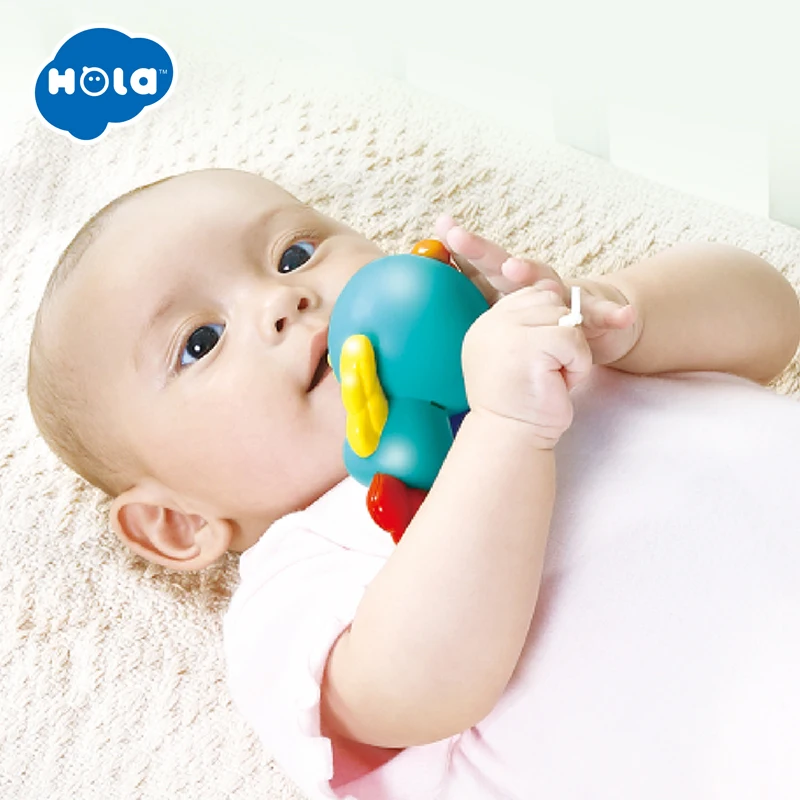 HOLA 1105 New Arrived 5 pcs/set ABS Set Baby Crib Mobile Bed Bell Toy Holder Arm Bracket Nursery Music Love Baby Rattles