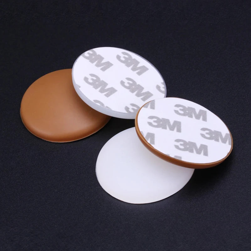10x Cushion Pads Handle Knob Bumper Gasket Protector Anticollision Silicone Round 8 x 40mm White Brown Pink Green Red Blue Black