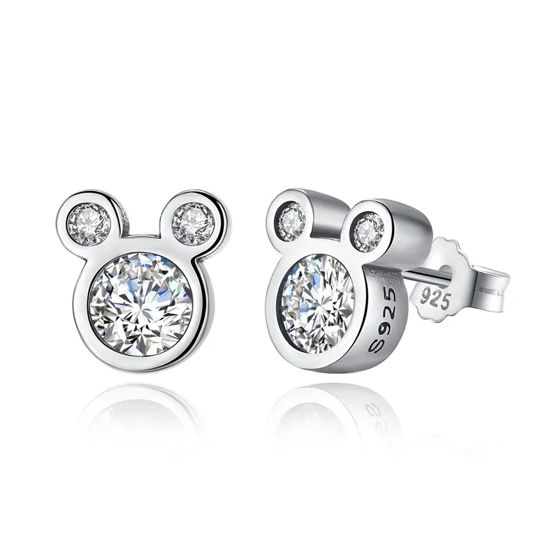 WOSTU Hot Selling Luxury 925 Sterling Silver Daisy Stud Earrings For Women Original European Fashion Brand Jewelry Gift - Image 3