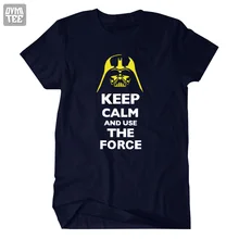 new STAR WARS camisa de manga Keep Calm and Use the Force