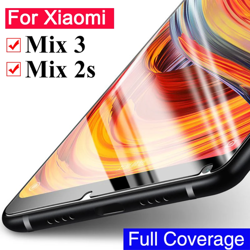 

Mi Mix 3 Glass For Xiaomi Mi Mix3 2s Tempered Glass Case On Xiomi Xaomi mi Mix3 Mix2s 2s Glas screen protecter safety film glas