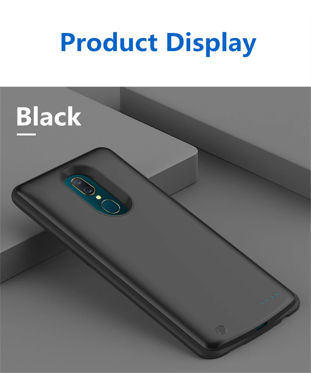 Carregador de Bateria Cases para Oppo Capa de Carregamento para Oppo Bateria Case Ultra Fino Portátil Power Bank a9 6500mah A9x 14 Estojos p/ carregador de bateria