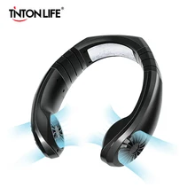 Шеи кулер вентилятор Hands Free Мини Портативный Регулируемый Спорт шеи группа двойной полупроводниковый чип Вентилятор охлаждения