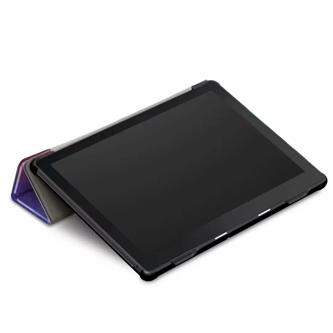 Для Lenovo Tab E10 TB X104F 2019 новый выпуск 10 1 &quotчехол с принтом три сложения Магнитный
