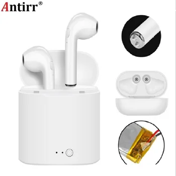 

i7 i7s TWS Wireless Bluetooth Earphones In-Ear Music Earbuds Set Stereo Headset for iphone X 6 7 8 Samsung Xiaomi huawei p8 9 10