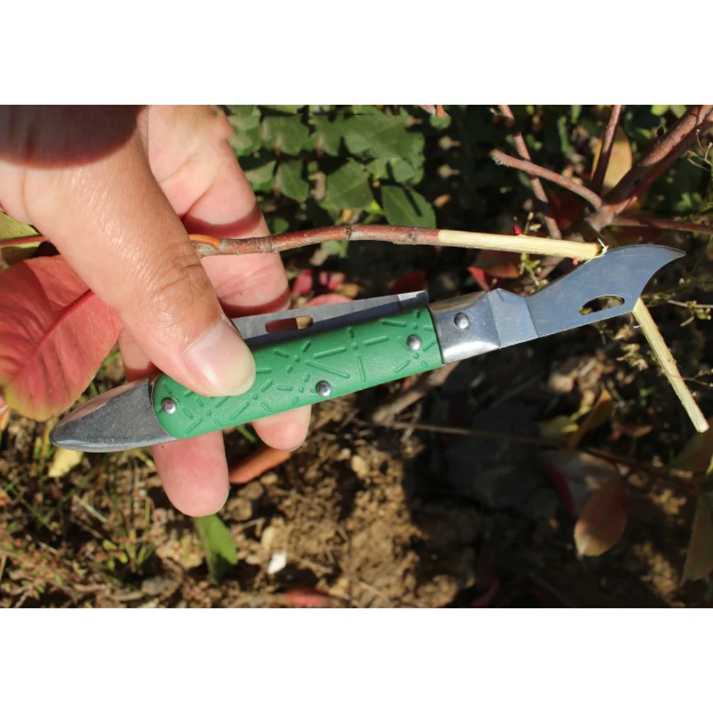 

3 Blade Garden Foldable Grafting Knife Pruning Seedling Cutter Cutting Tool