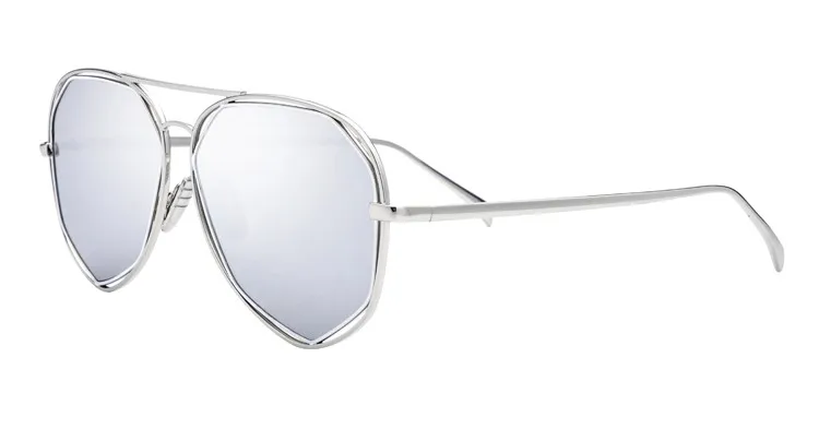 Лаура Фея Новинка Брендовая Дизайнерская обувь UV400 Солнцезащитные очки для женщин Для мужчин двойной Рамки зеркальные стимпанк Спорт