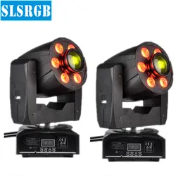 2 шт./лот 2in1 30 Вт пятно 6 шт. 4in1 8 Вт RGBW Мыть Moving Head Дискотека DJ освещения 6*8 Вт RGBW 4IN1 светодиоды мыть + 30 Вт Moving Head