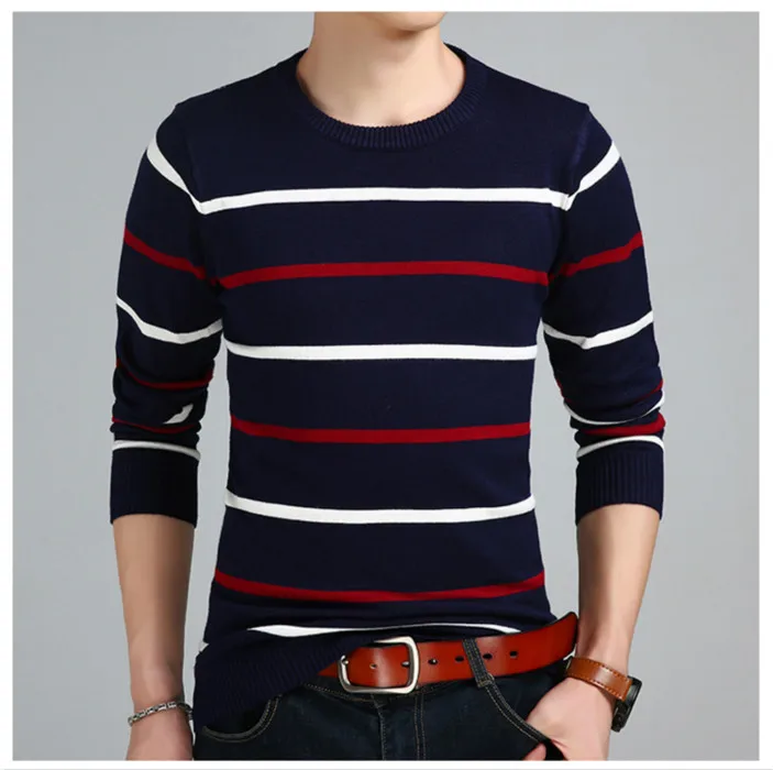 2019 Brand Social Cotton Thin Men's Pullover Sweaters Casual Crocheted Striped Knitted Sweater Men Slim Fit Jersey Clothes 2019 Brand Social Cotton Thin Men's Pullover Sweaters Casual Crocheted Striped Knitted Sweater Men Slim Fit Jersey Clothes