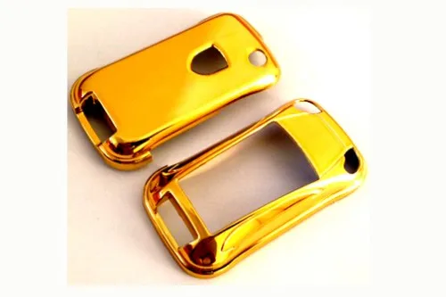 

Gold Plated Version Remote Flip Key Cover Case Shell Fob Protection for Porsche 911 997 Cayenne Boxter 987 Cayman 987 Panamera