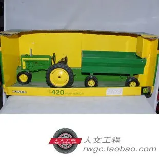 Deere KNL HOBBY J-KNL J 420 тракторные прицепы модель фермерского автомобиля игрушечный акт