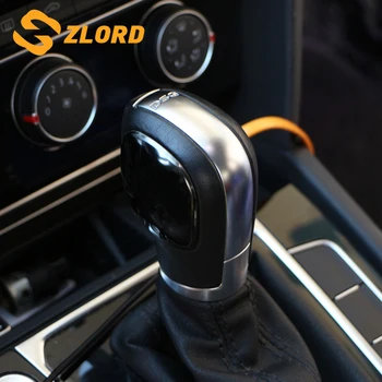 

Zlord Car Gear Head Shift Knob Cover Trim Sticker for VW Passat CC B7 Golf 6 7 MK6 MK7 Jetta MK6 DSG AT Shift Knob