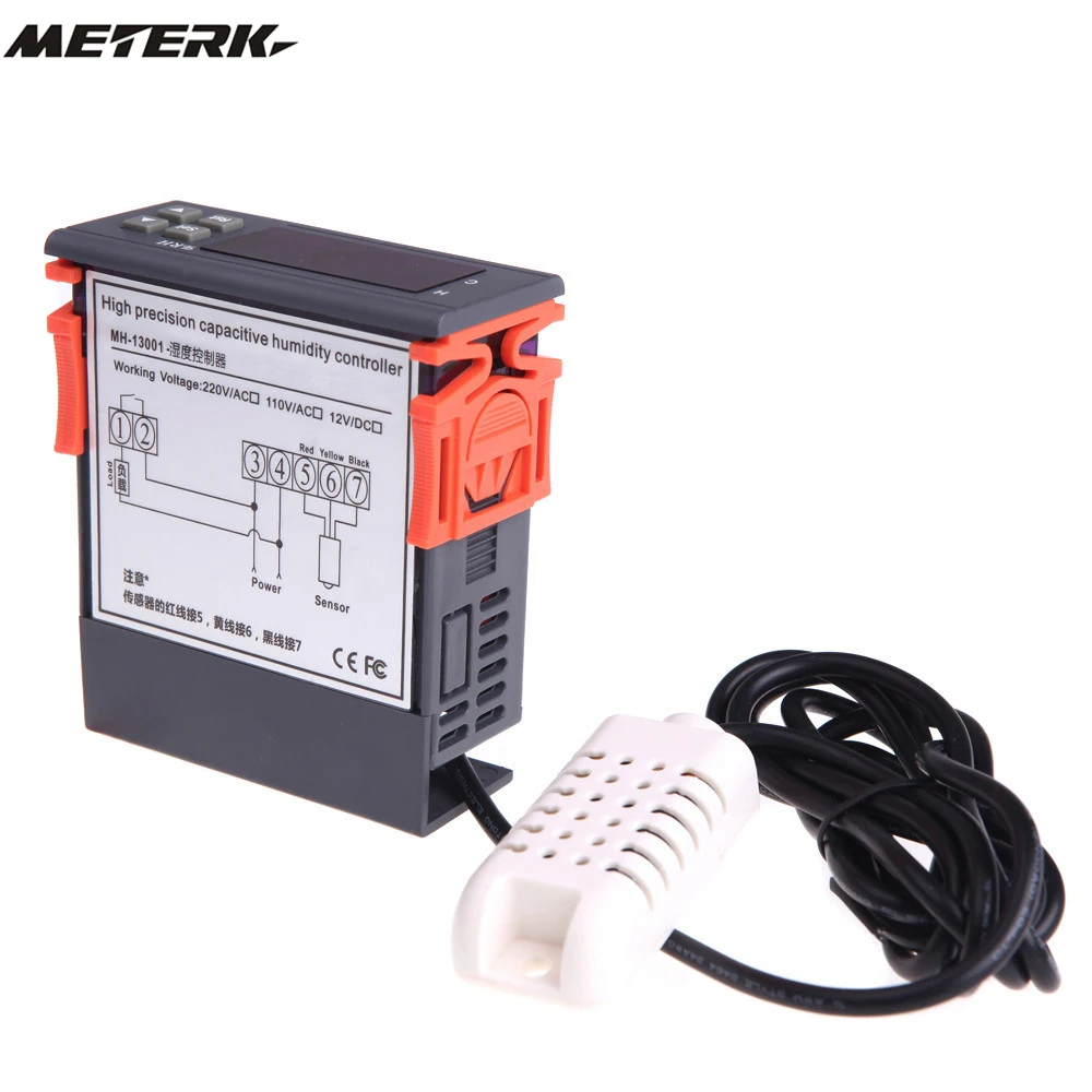 

Digital Thermostat Hygromstat Temperature Humidity Controller Relay higrometre station meteo 220V for Pet