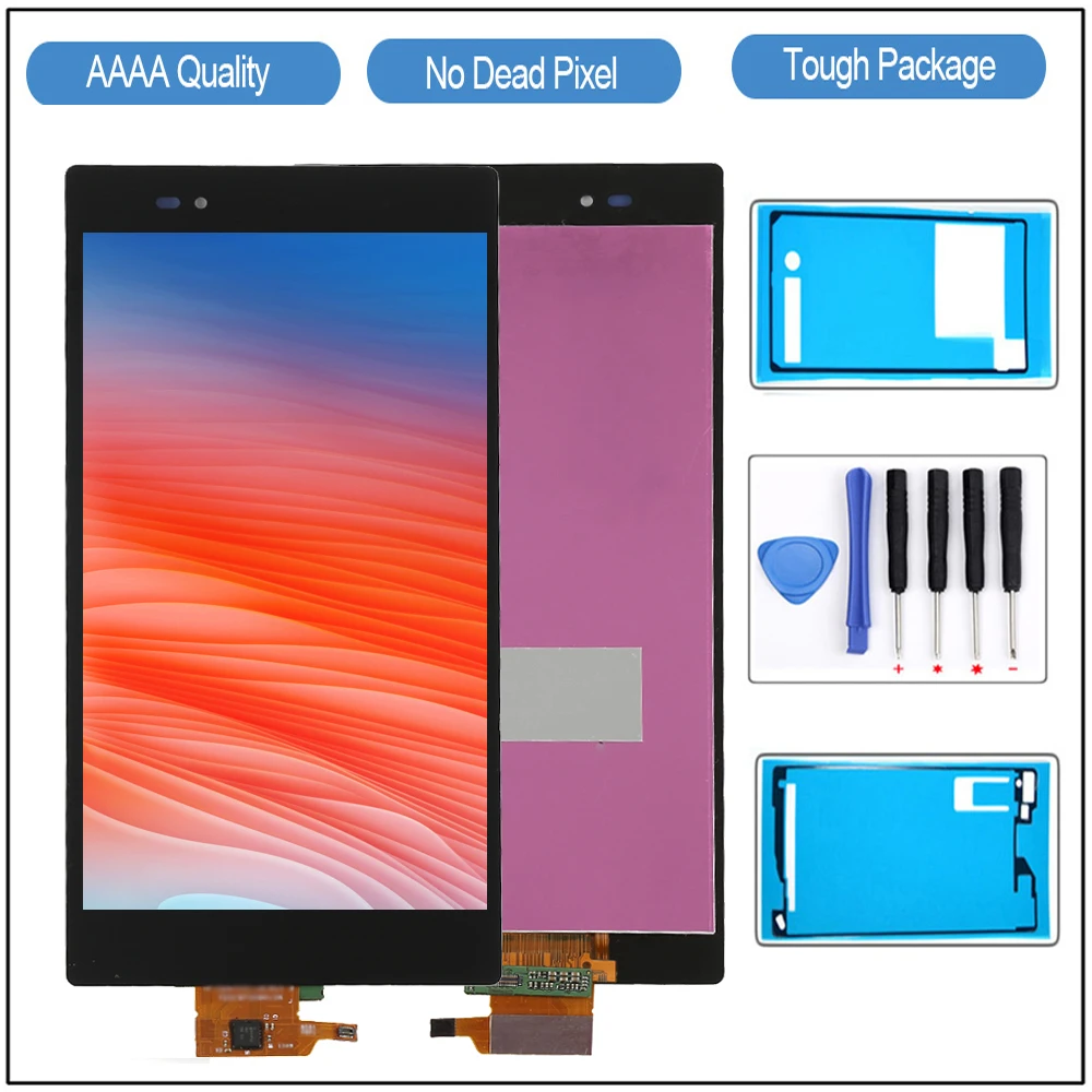 

For Sony Xperia Z Ultra XL39h XL39 C6802 C6806 C6843 C6833 LCD Display Touch Screen with Digitizer Assembly For Sony Xperia lcd