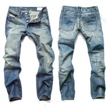 Großhandel Mode Für Männer Jeans Marke 2016 Hohe Qualität Berühmte Marke männer Jeans Hochgradigen Gedruckt Zerrissenen Jeans Für Männer jeans homme
