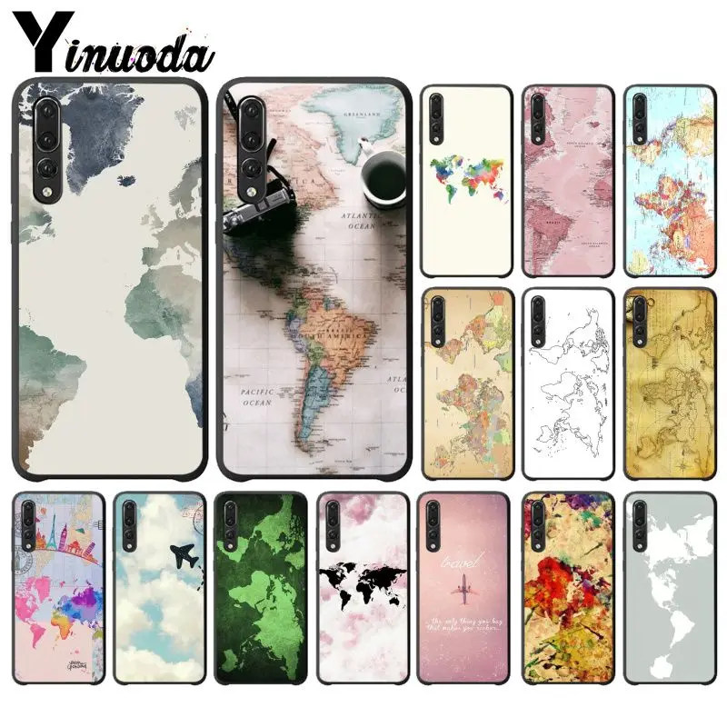 

Yinuoda Travel in the world map Plane plans Protector Case for Huawei P9 P10 Plus Mate9 10 Mate10 Lite P20 Pro Honor10