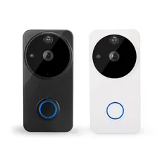 Новейший WF04 умный видео дверной звонок Wi-Fi инфракрасное ночное видение беспроводное голосовое соединение дверной звонок Домашний Электронный кошачий глаз