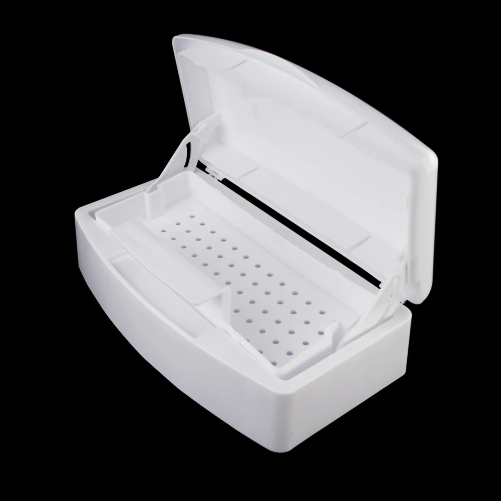 

Nail Tools Sterilization Box for Alcohol Art Nipper Tweezers Disinfecting Cleaner Sanitizer Cleaner Sanitizer