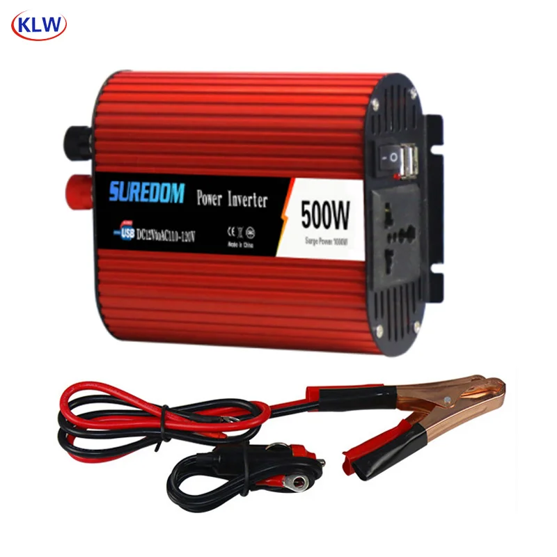 12V to 220V 500W Modified Sine Wave inverter car solar photovoltaic converter | Обустройство дома