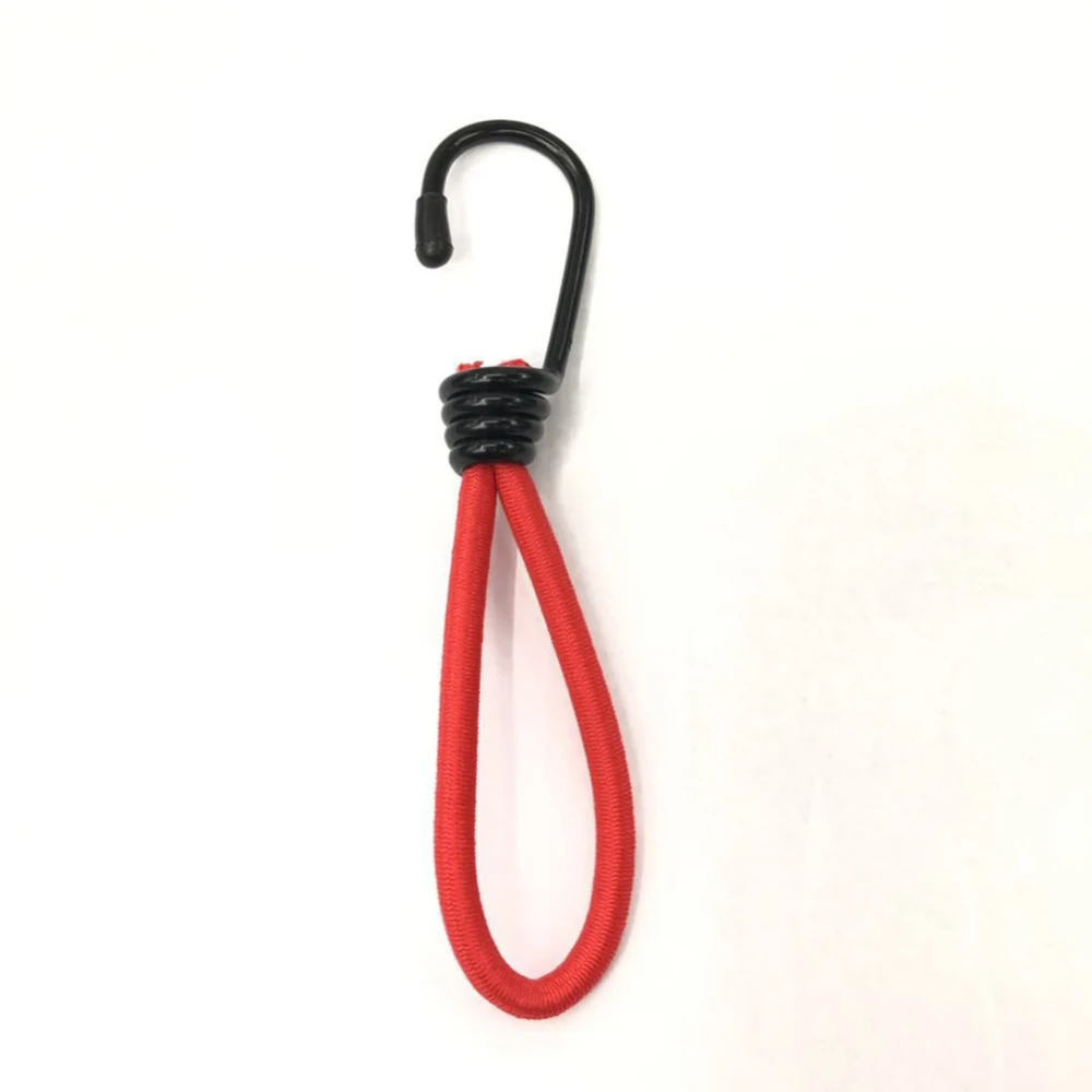 

1pc/15cm Outdoor Camping Tent Elastic Rope Buckle Hook Fixed Bundle Straps Camping Accessories Bungee Cord with Hook