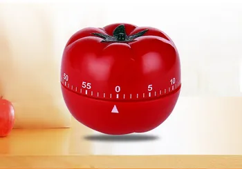 

1PC New 1-60min 360 Degree Tomato Timer Creative Kitchen Mechanical Timer Countdown Timer Reminder Alarm OK 0593