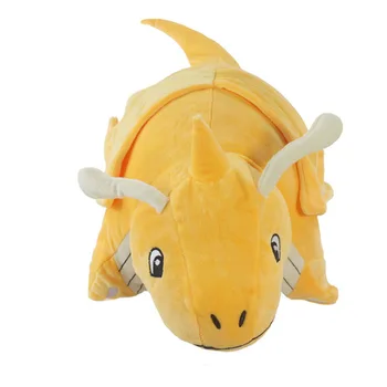 

100% official Dragonite Pillow Double Face Plush Cushion Car Home Decoration for Gifts