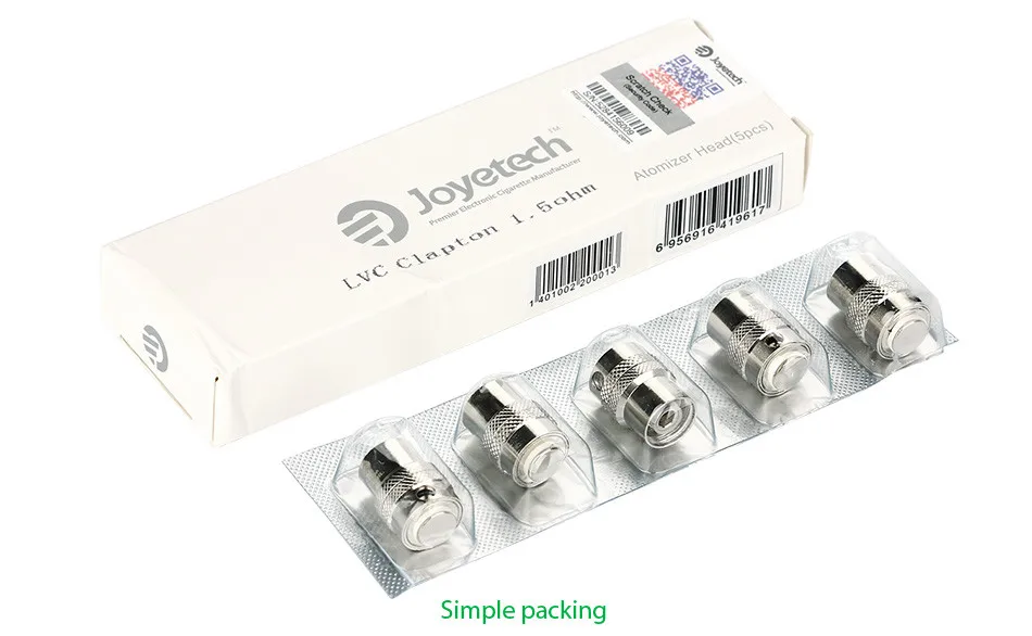 5pcs Joyetech LVC Clapton MTL Head for CUBISCUBIS ProeGO AIO2