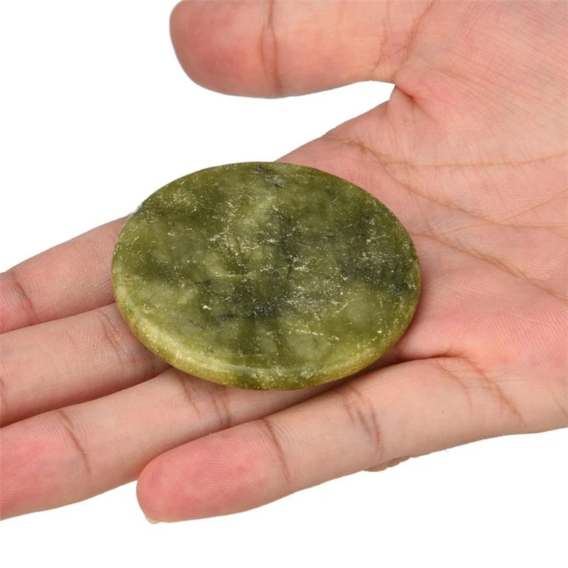 

Professional Natural Jade Stone Reuseable Eye Lashes Pads Pallet Stand Make Loose Extension Jade Stone