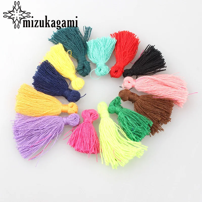 

Free Shipping 100pcs/lot Colorful Nylon Cord Thread Chinese Knot Macrame Rattail 30MM For DIY Jewelry Findings Accessories