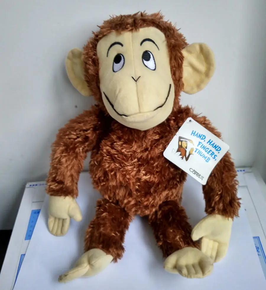 finger monkey stuffed animal