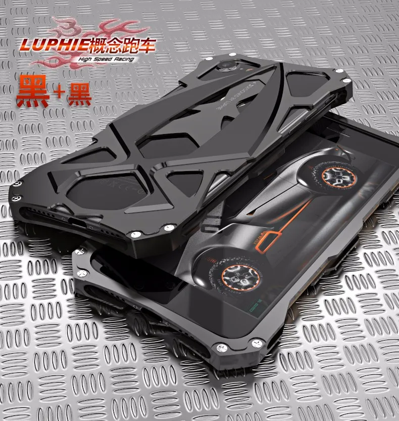 Luphie фирменный дизайн, концепция спортивного автомобиля, тяжелый пылезащитный металлический алюминиевый защитный чехол для телефона, чехол для iphone 6, 6s, 7, 8 plus, чехол