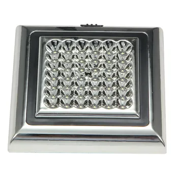 

42 LED Automotive Indoor Roof Ceiling Lamp Vehicle Interior Decor Square Dome Light Panel for Automobiles 12V Car-styling White