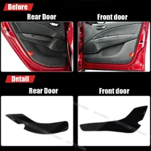 4 шт тканевая дверца защитные подстилки анти-кик декоративные колодки для Fiat Bravo 2008-2011