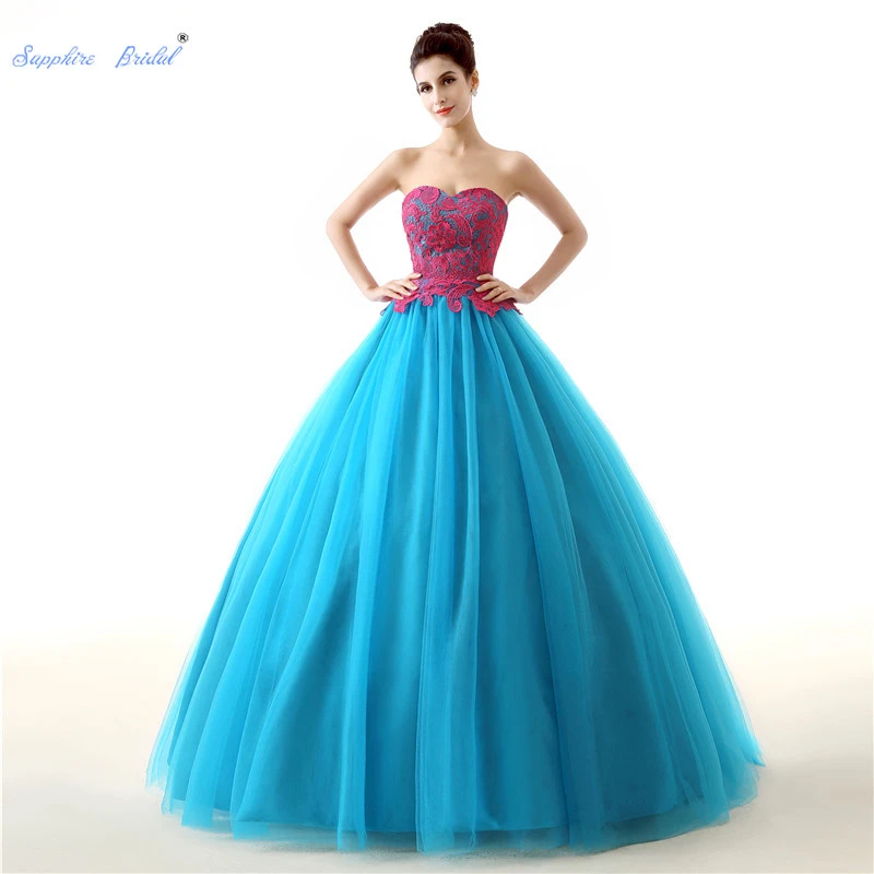 Sapphire vestido De fiesta De para novia, traje Formal De quinceañera, 16, 15 de quinceañera| - AliExpress