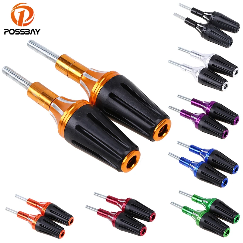 

POSSBAY Universal Motorcycle Frame Slider Falling Crash Protector M8 Bolt Diameter Motocross Motorbike Falling Protector