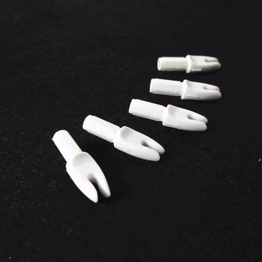 Archery Arrows Nocks Clear White 1
