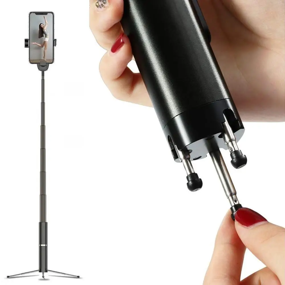 

Original Gdlyl Foldable Tripod Selfie Stick Bluetooth Selfiestick With Wireless Shutter Selfie Stick For iPhone Android Xiaomi