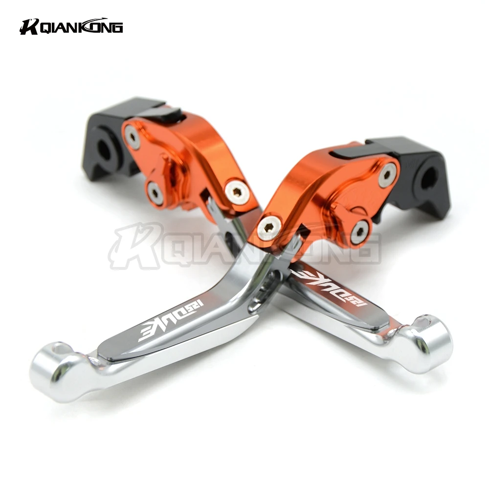 R QIANKONG Multicolor CNC Adjustable Povit Folding Brake Clutch Lever For KTM 125 Duke 2014-2016 2015
