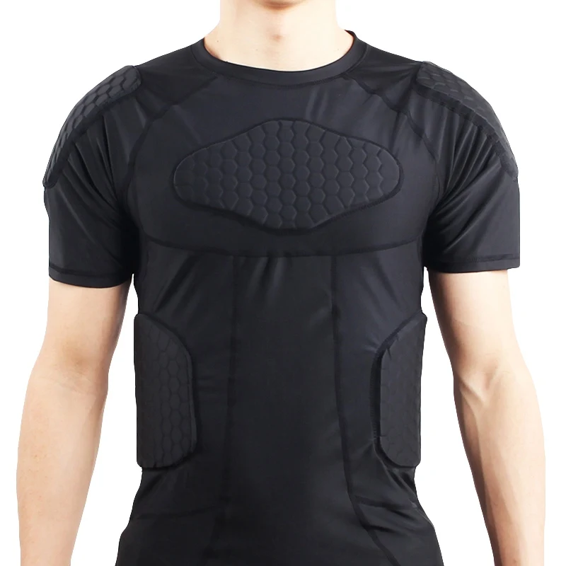 

Sportswear Football Training Goalkeeper Suit Honeycomb Collision Equipment Elastic Compression Clothing Protective Gear