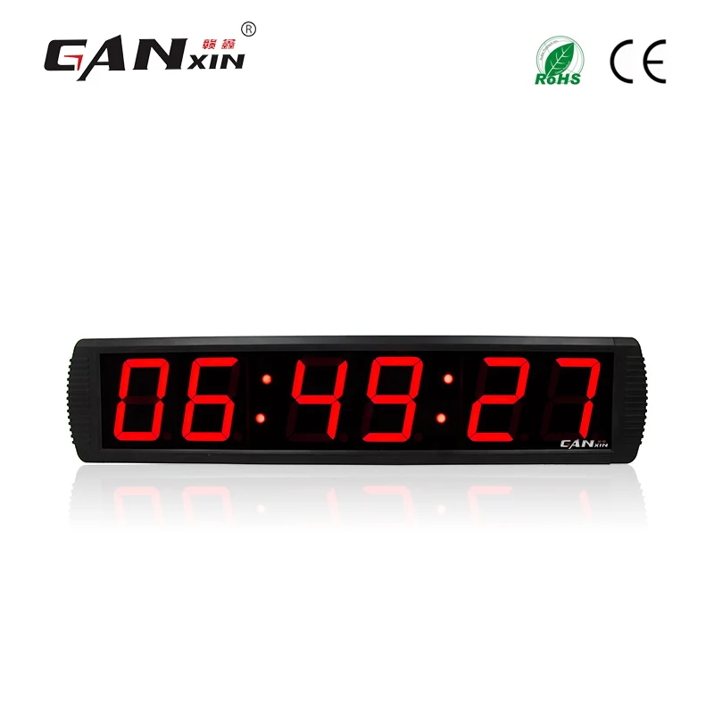 [Ganxin]4" digital led clock sticker wall clocks big led clock