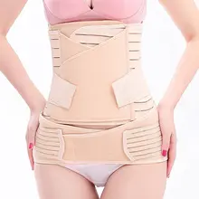 3in1 Women Postpartum Recovery Belly Waist Pelvis Belt Support Band Body Shaper Maternity Girdle Waist Trainer