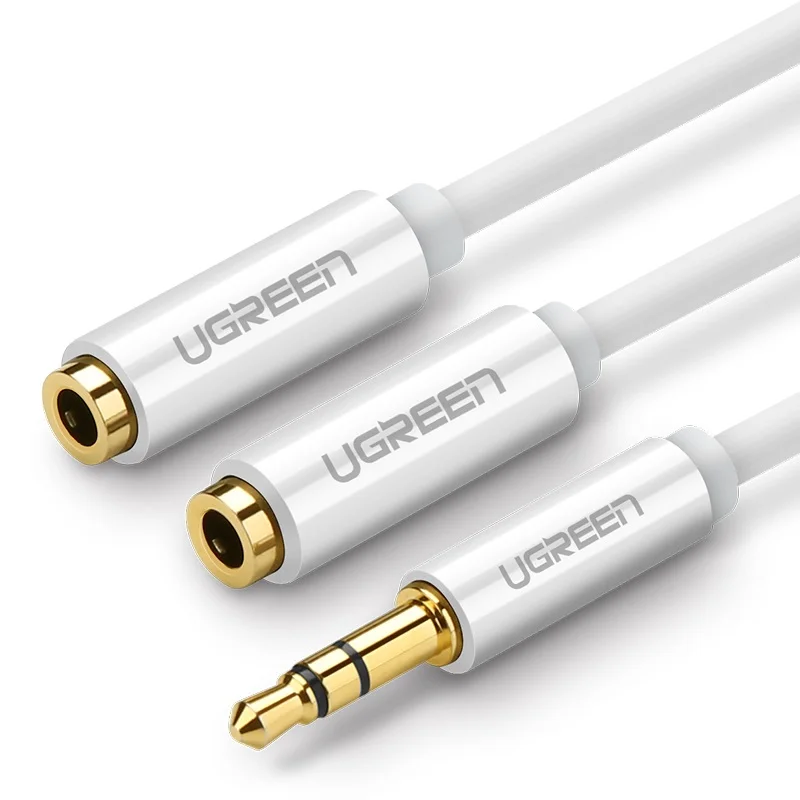 Jack 3 5mm to 2x 3 5mm Female Headphone Splitter Audio Cable 3 5 mm Jack Aux Cable Cord for Computer Microphone Cellphone