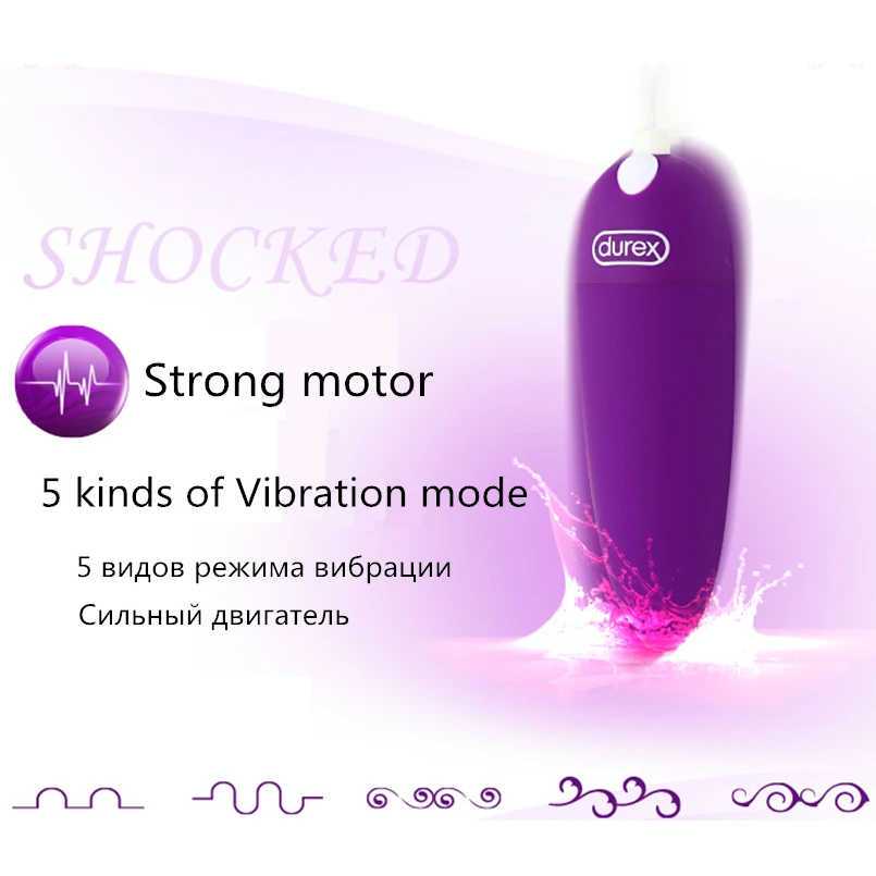 Мощный мини вибратор Durex для точки G виброяйцо USB зарядка Стимуляция клитора 5