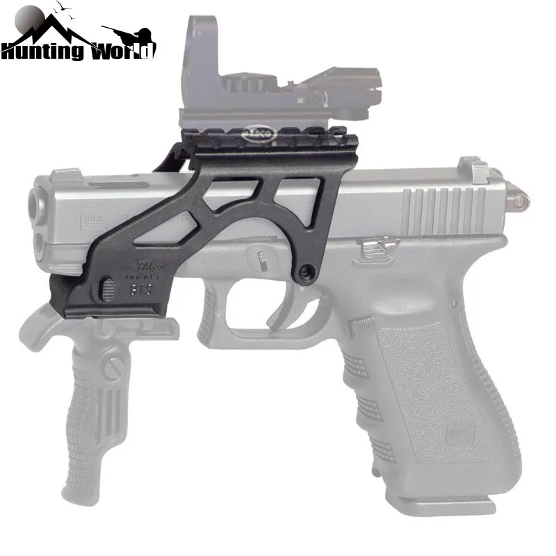 Tactical Light Weight Polymer Flashlight Scope Mount with Picatinny For