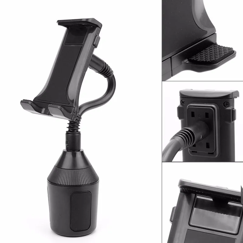 Flexible Car Cup Holder Stand Mount For 7"-10" Samsung Galaxy Tablet Apple iPad 