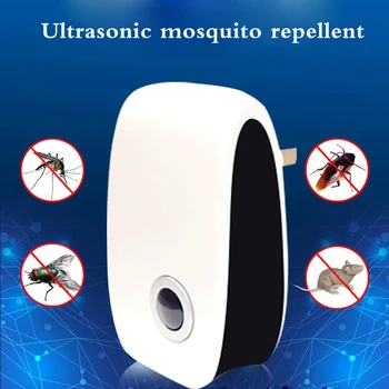 

Electronic Ultrasonic Anti Mosquito Insect Repeller Rat Mouse Cockroach Pest Reject Repellent EU/US Plug